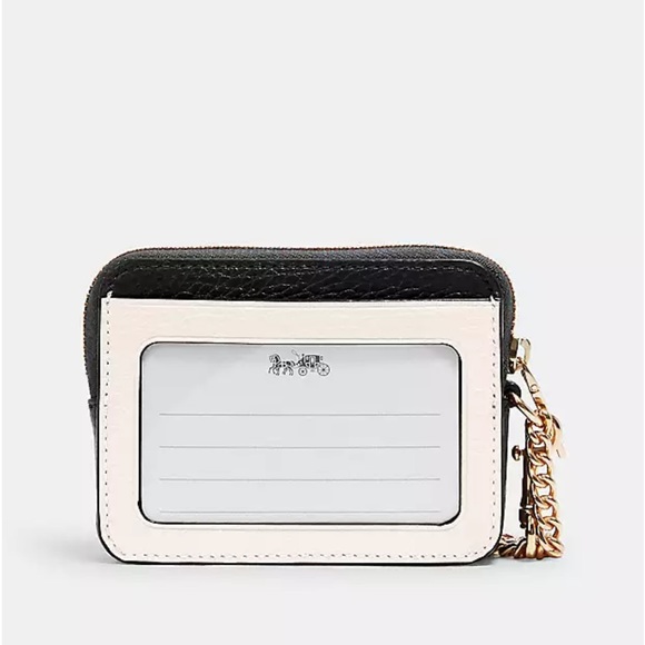 Coach Zip Card Case In Colorblock - Picture 3 of 3
